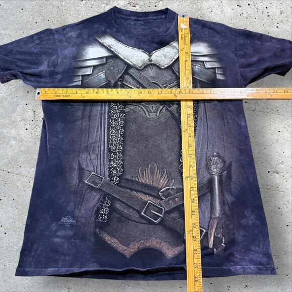 The Mountain Fantasy Knight Armor All Over Print T‑Shirt Purple Tie Dye Mens M - Picture 8 of 8